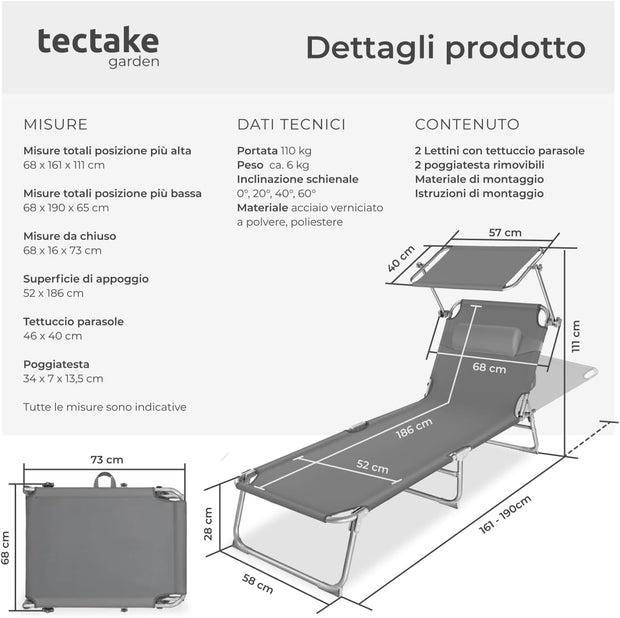 Sdraio Piega‑TecTake