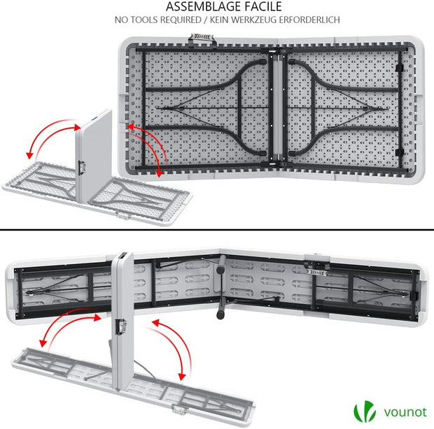 GIARDINO PRO | Tavolo Pieghevole con Panche da Giardino