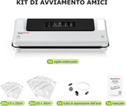 Bonsenkitchen Macchina Sottovuoto per Alimenti 4 in 1