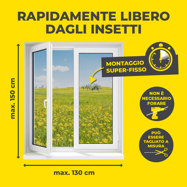 EASYmaxx Magic Click – Zanzariera Magnetica Finestra