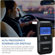 VPOW Etilometro Portatile Certificato