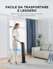 Midea – Ventilatore a Colonna Slim con Telecomando