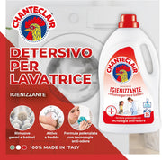 3 Flaconi Chanteclair - Detersivo per Lavatrice Igienizzante