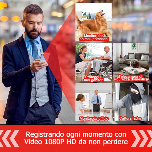 OKSIR Telecamera Spia 1080P