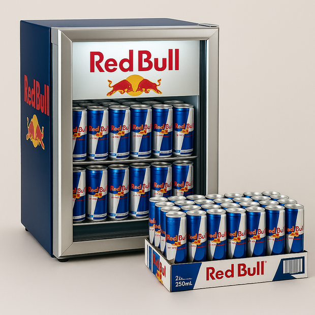 KIT Esclusivo Red Bull – Mini Frigo + 24 Lattine Original